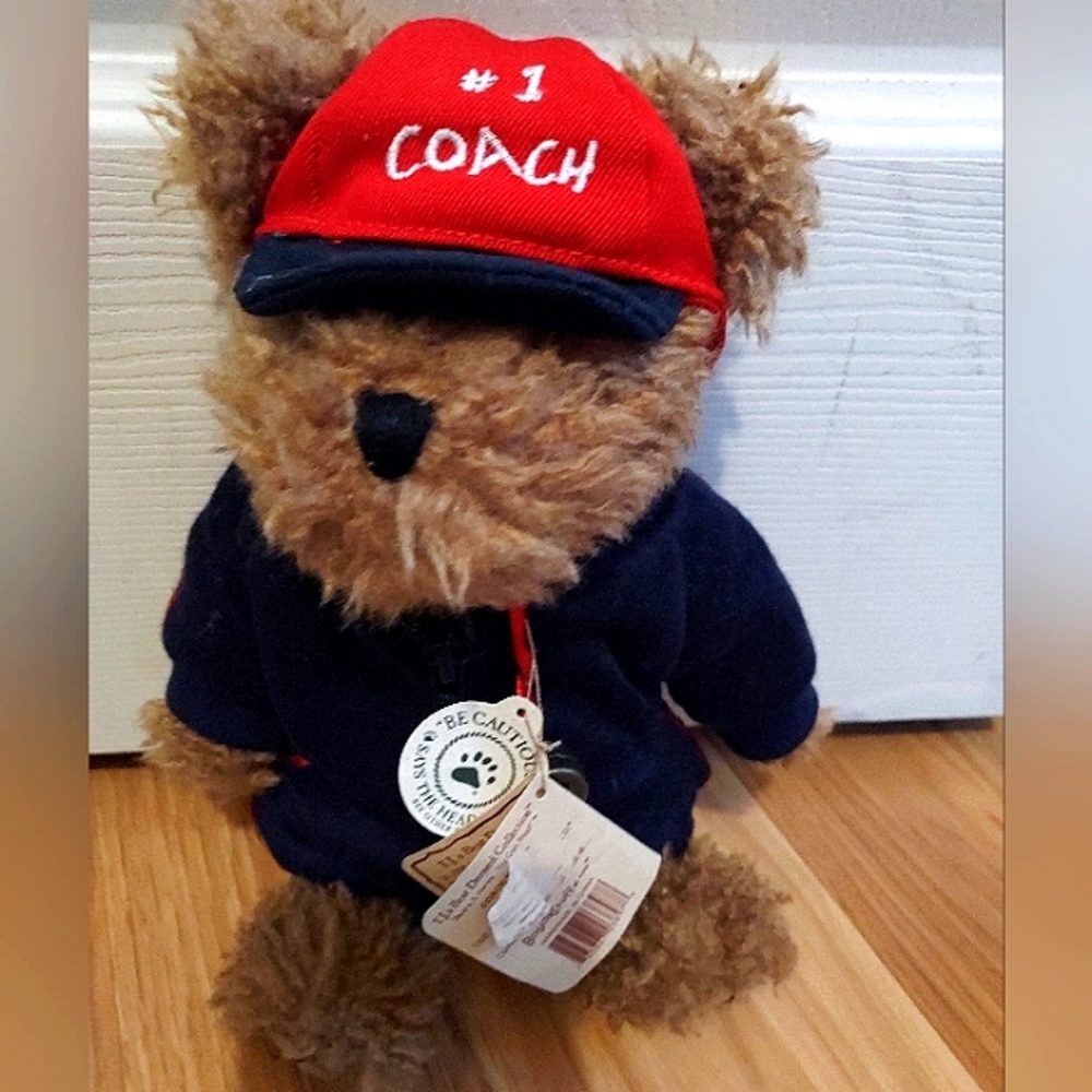 Boyds Bear Coach Hayden #1 Coach Bearly Champions Sports Whistle Warm Up
